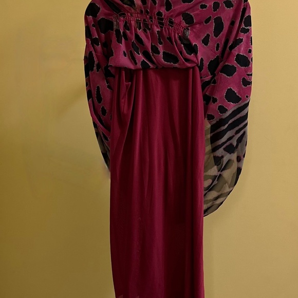 INC International Concepts NWOT Sheer Batwing Dress (2) - Picture 12 of 12